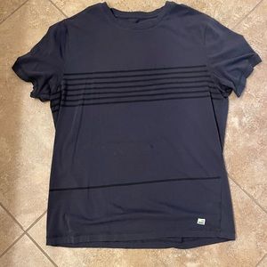 Vuori Tuvalu tee grey stripe size large